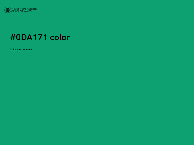 #0DA171 color image