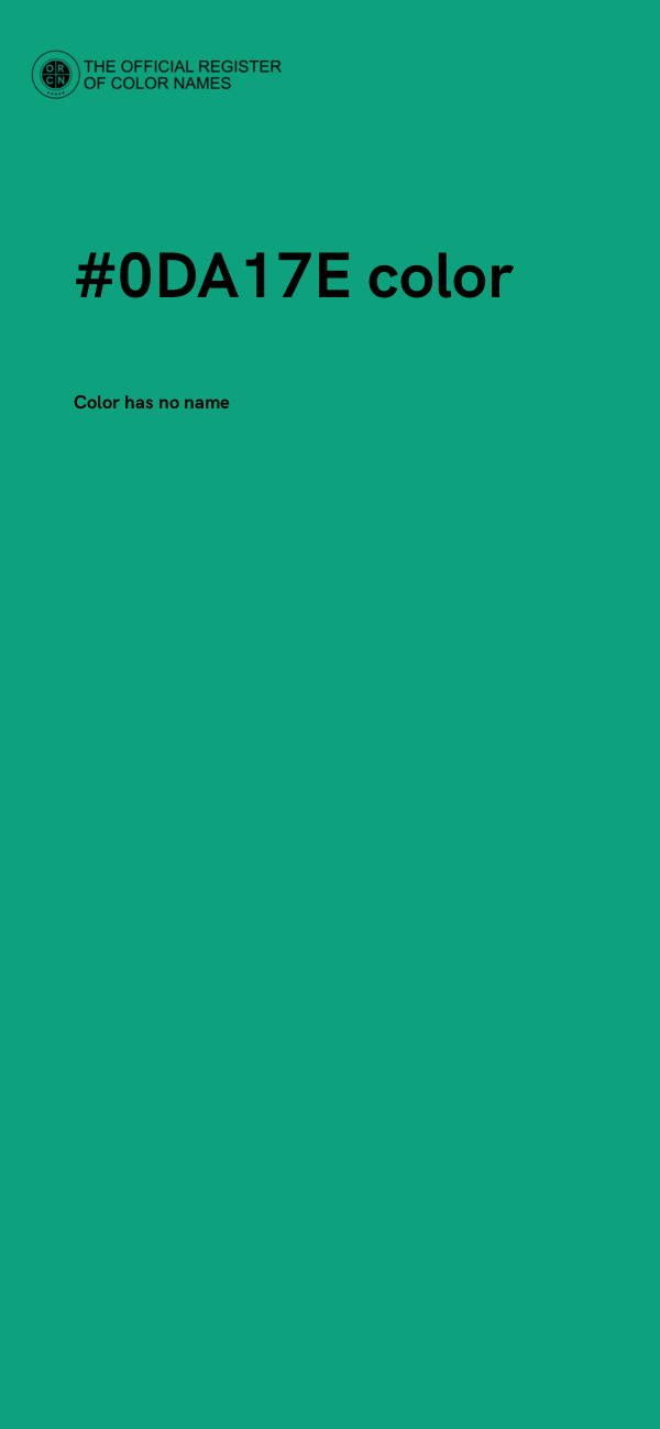 #0DA17E color image