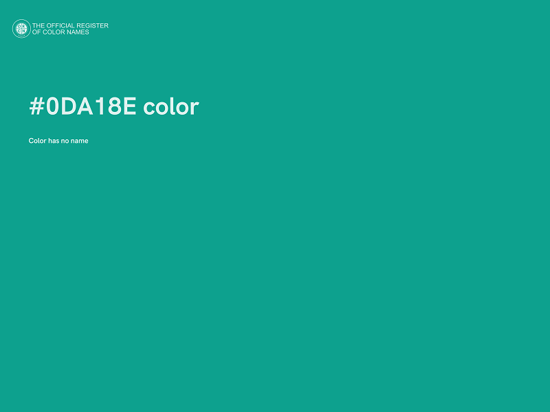 #0DA18E color image