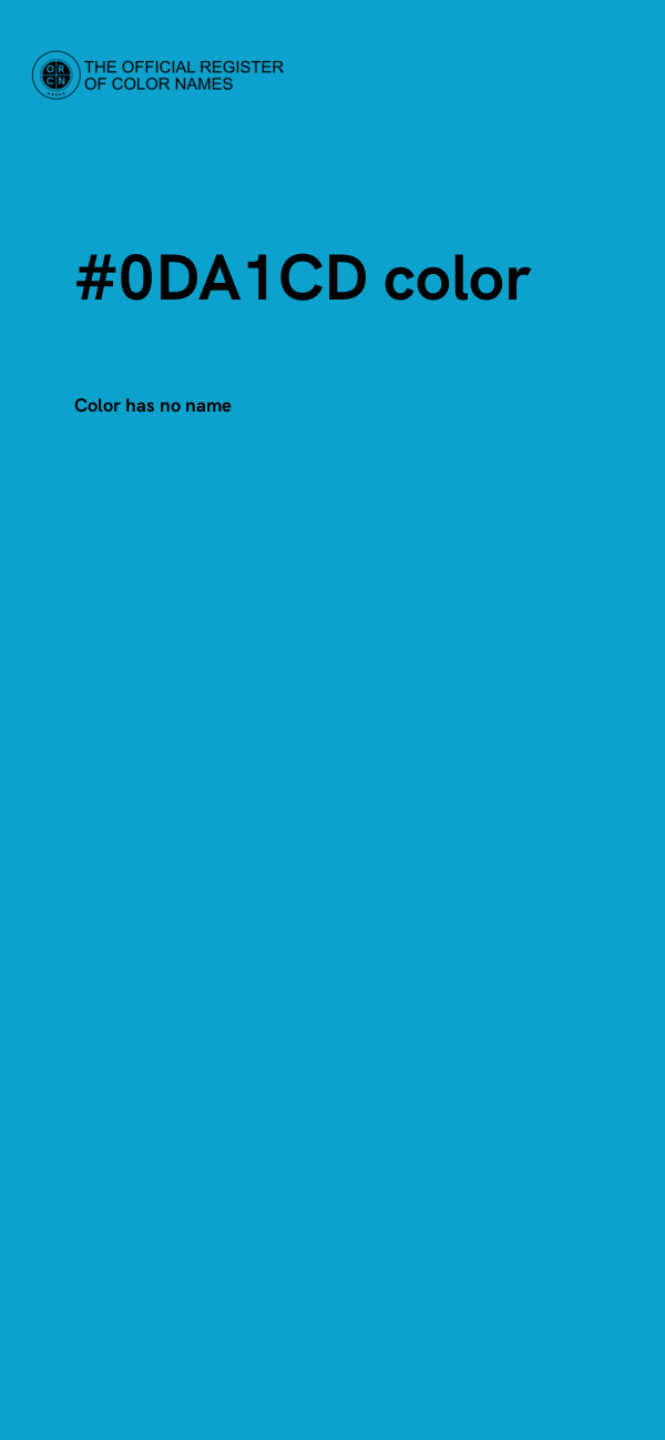 #0DA1CD color image