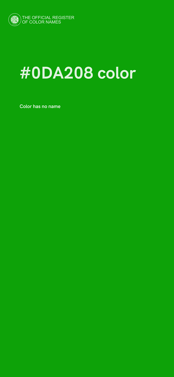 #0DA208 color image