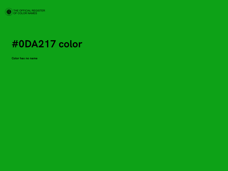 #0DA217 color image