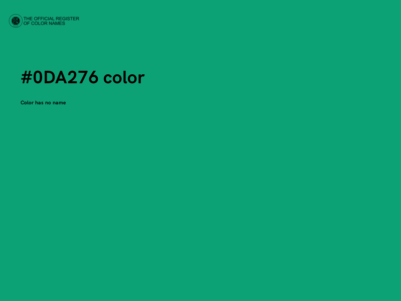 #0DA276 color image