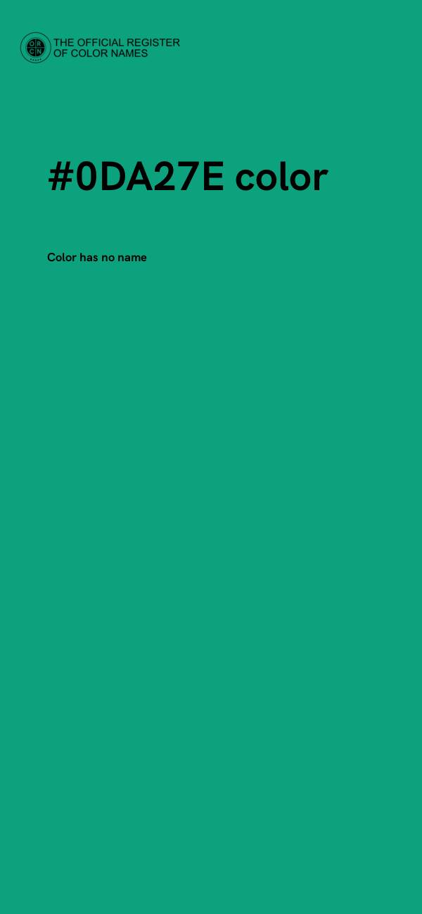 #0DA27E color image
