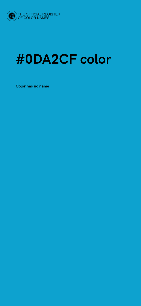 #0DA2CF color image