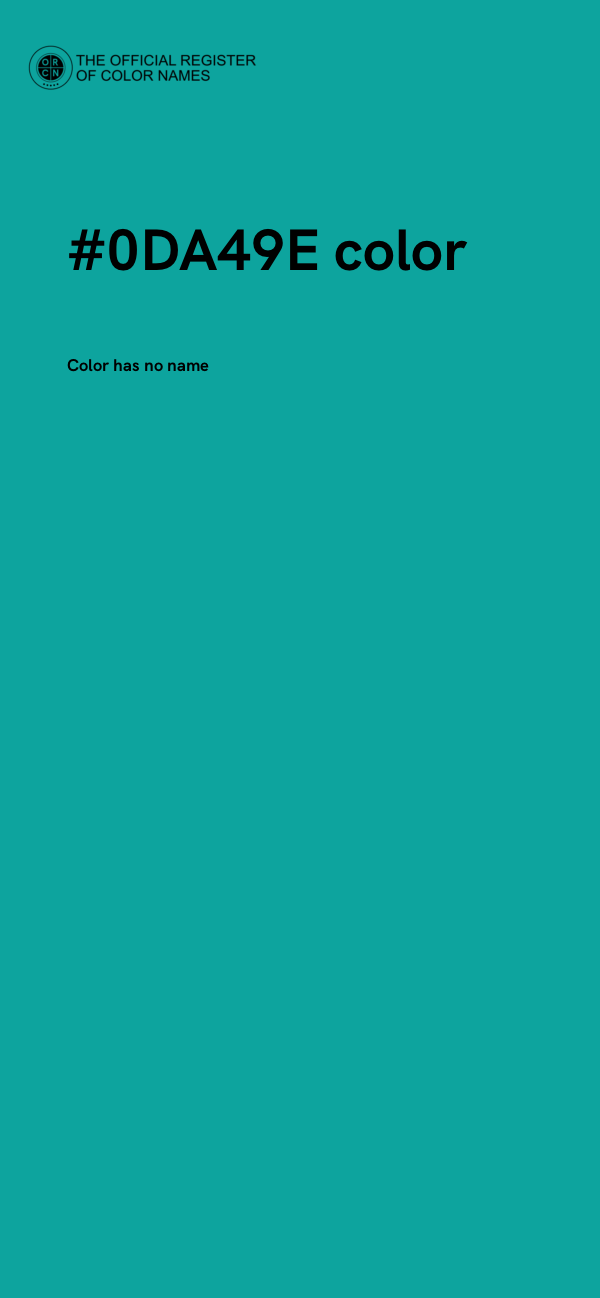 #0DA49E color image