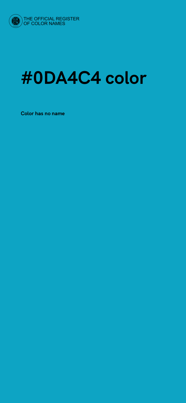 #0DA4C4 color image