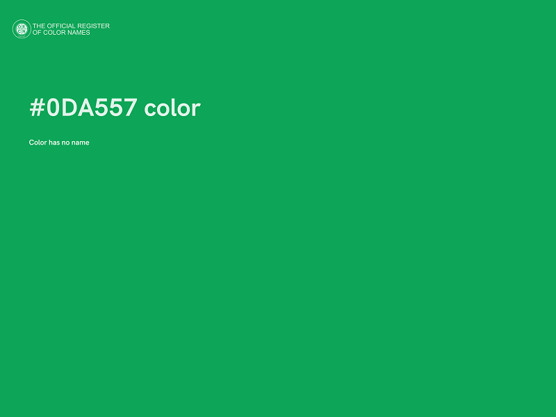 #0DA557 color image