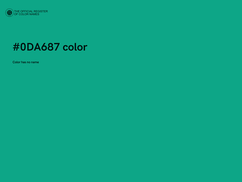 #0DA687 color image