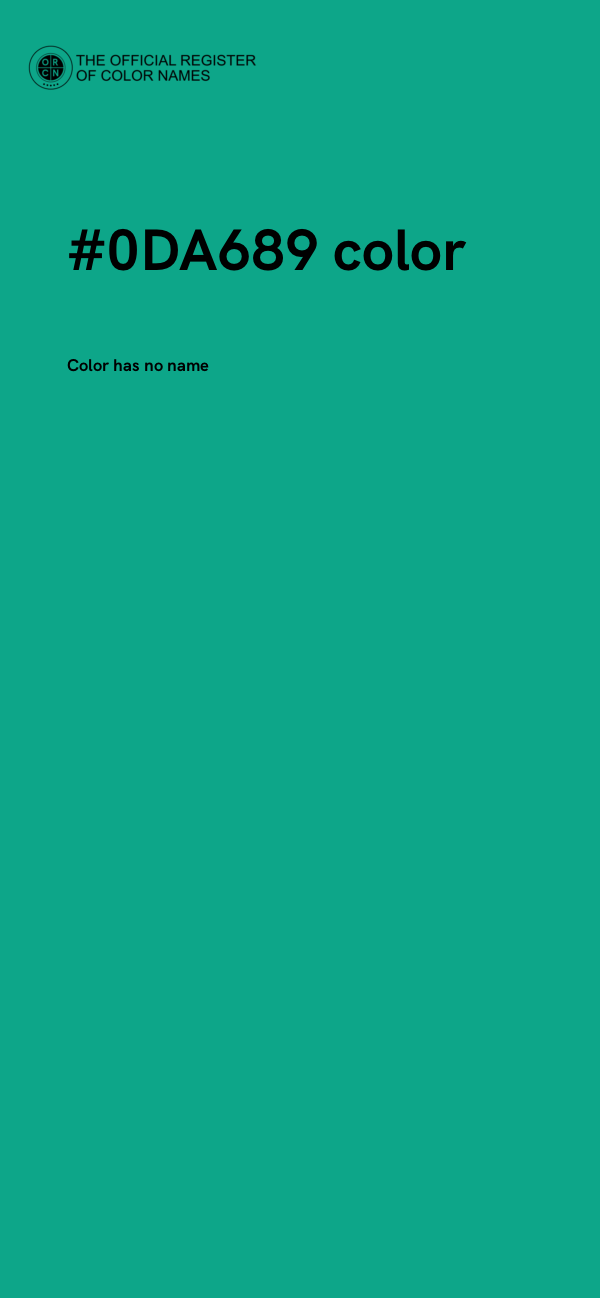 #0DA689 color image