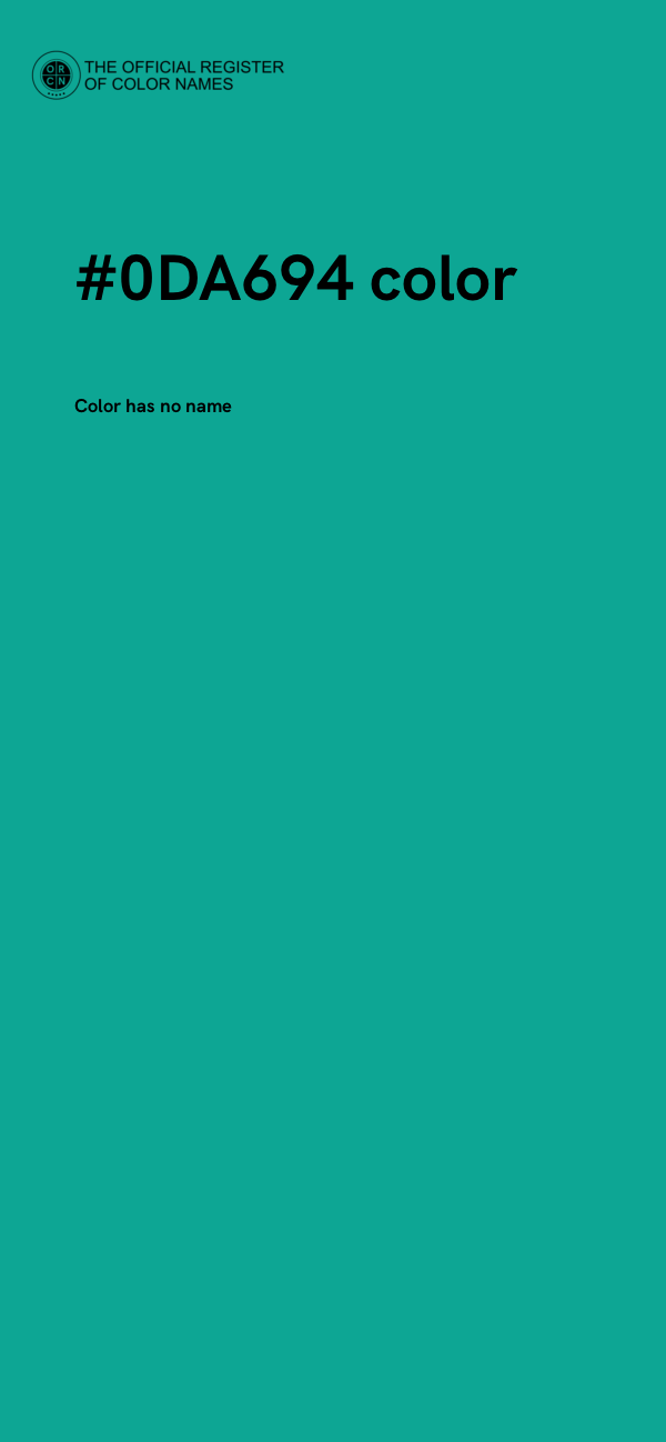 #0DA694 color image