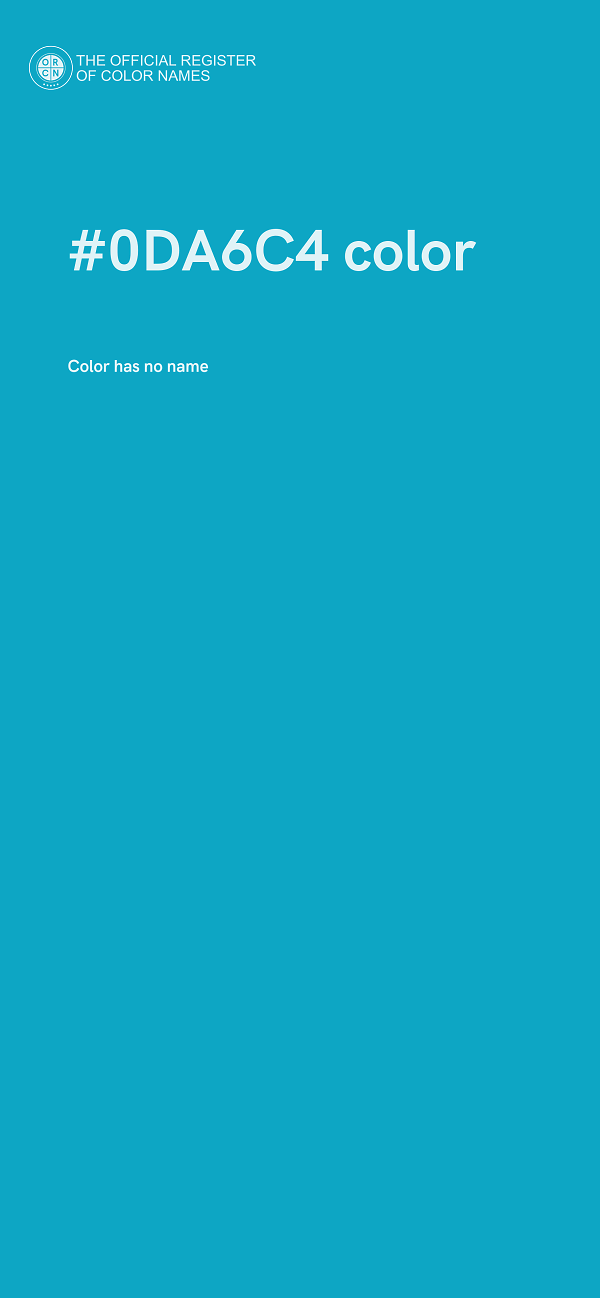#0DA6C4 color image