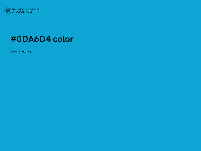 #0DA6D4 color image