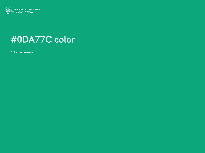 #0DA77C color image