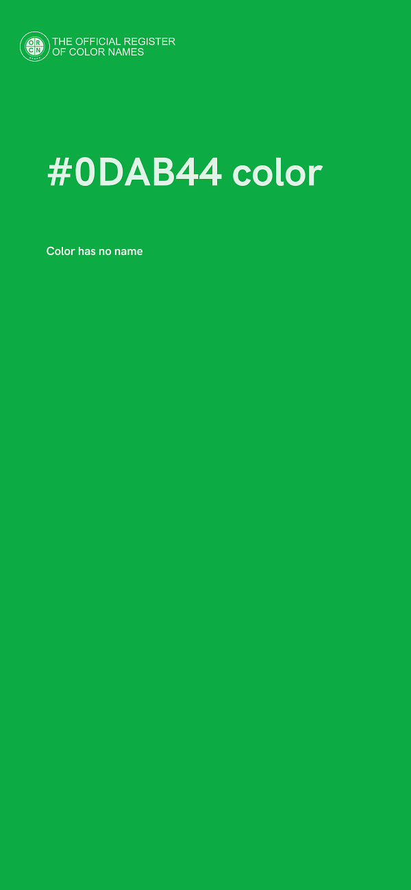 #0DAB44 color image