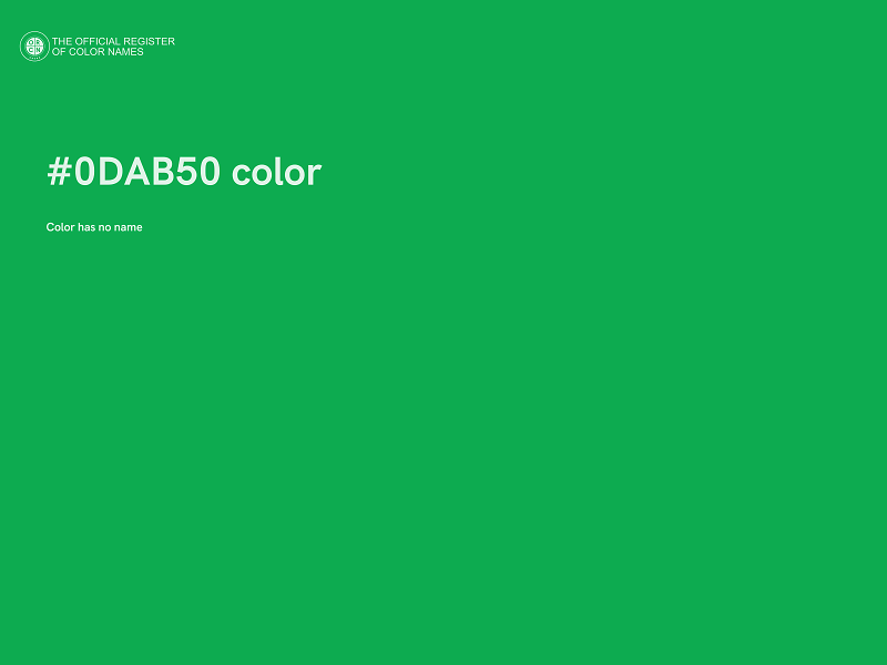 #0DAB50 color image