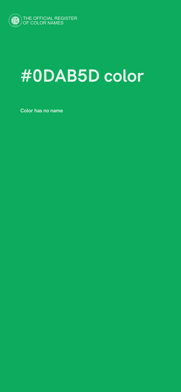 #0DAB5D color image