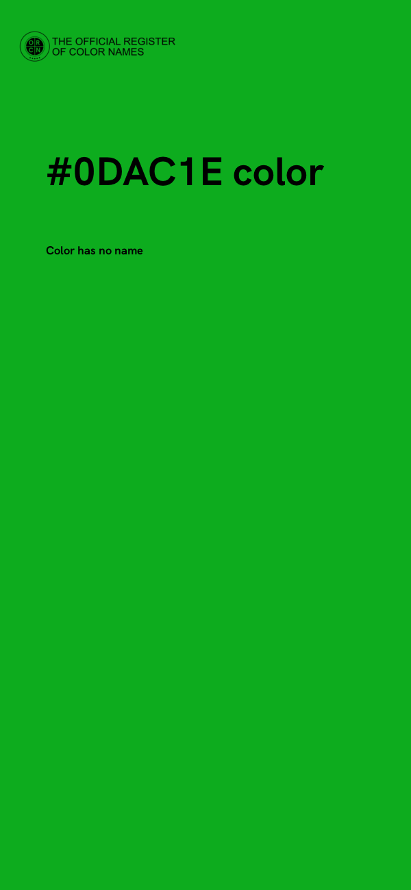 #0DAC1E color image