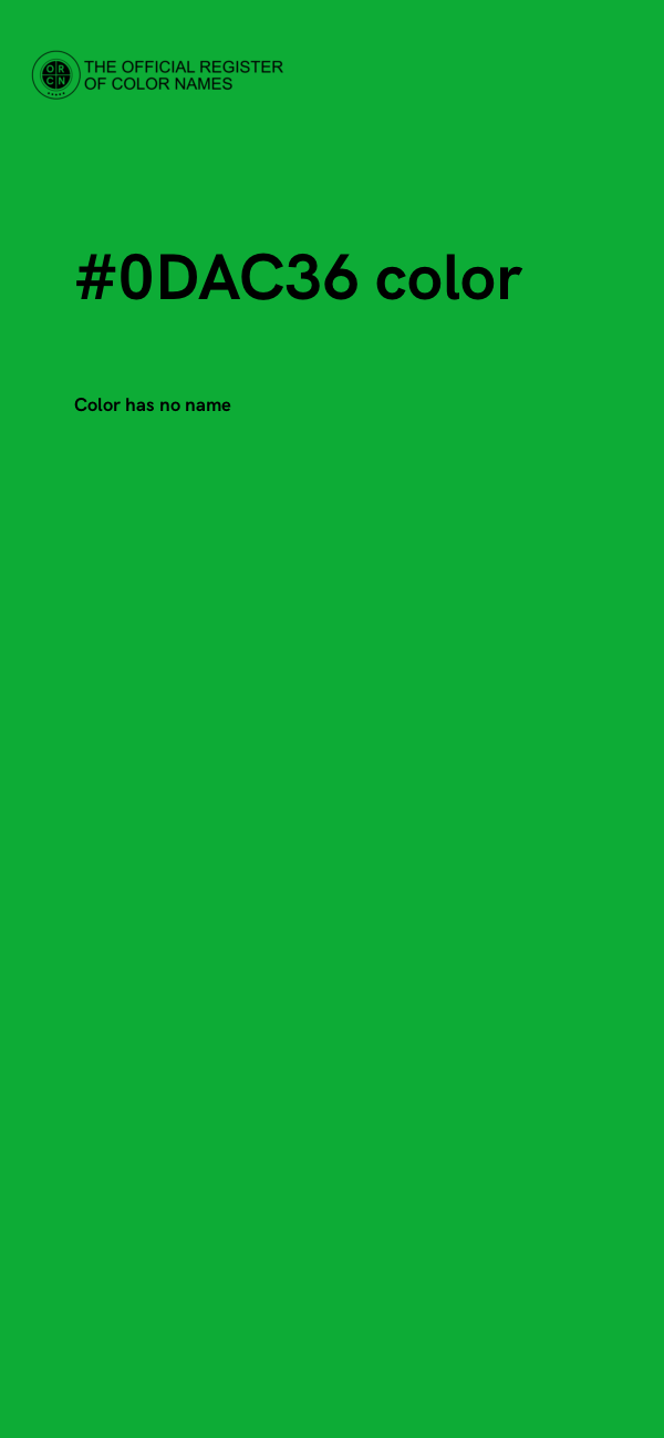#0DAC36 color image