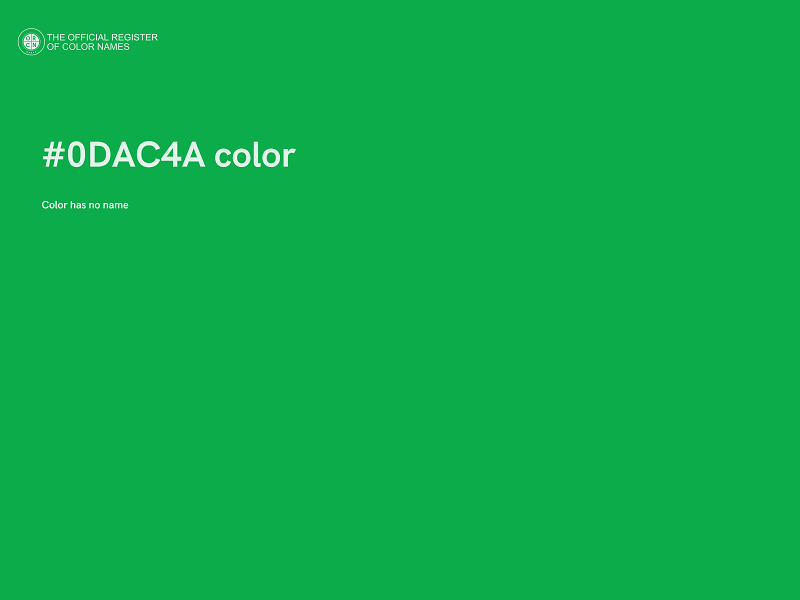 #0DAC4A color image