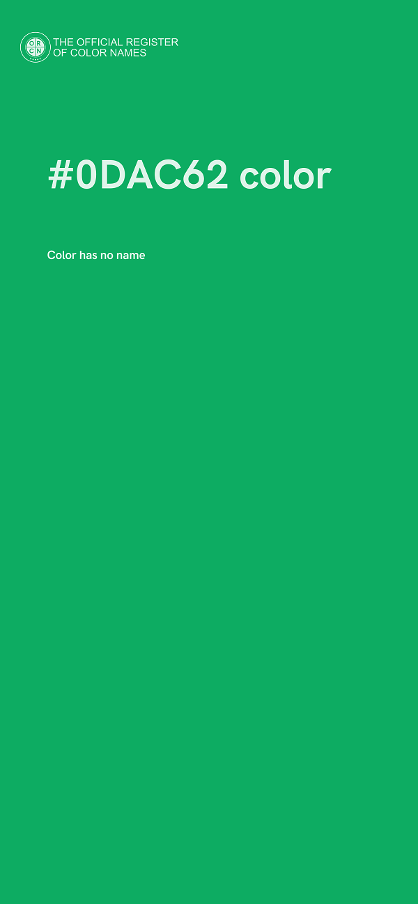 #0DAC62 color image