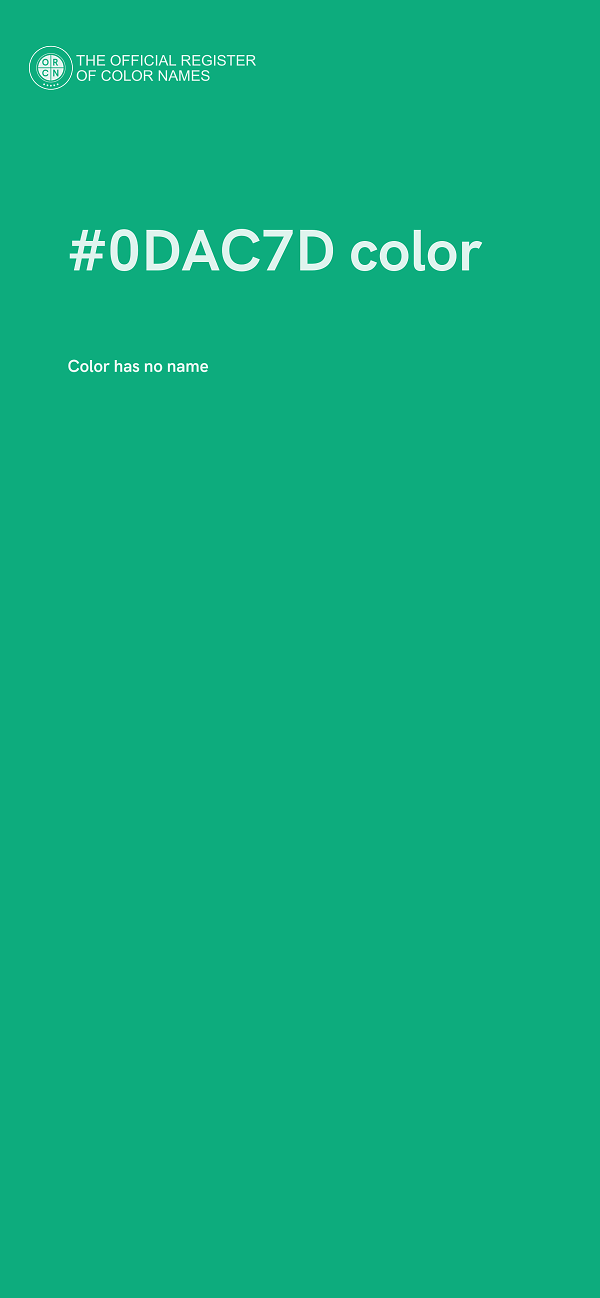 #0DAC7D color image