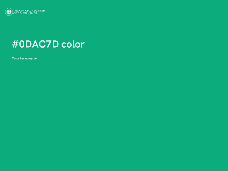 #0DAC7D color image