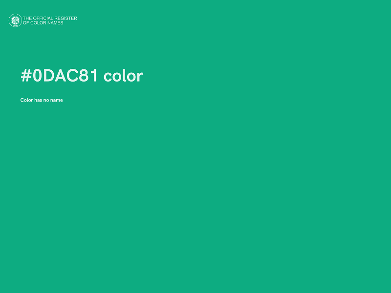 #0DAC81 color image