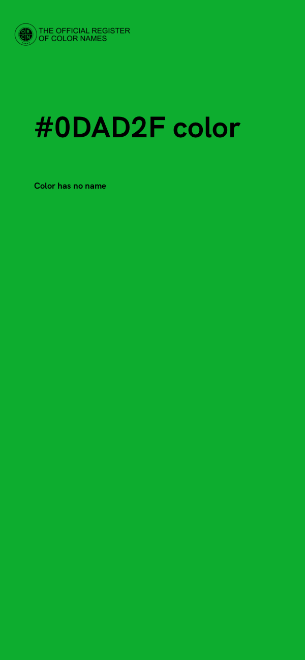 #0DAD2F color image