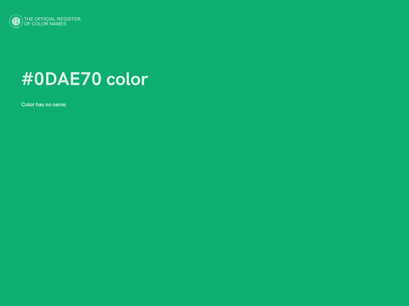 #0DAE70 color image