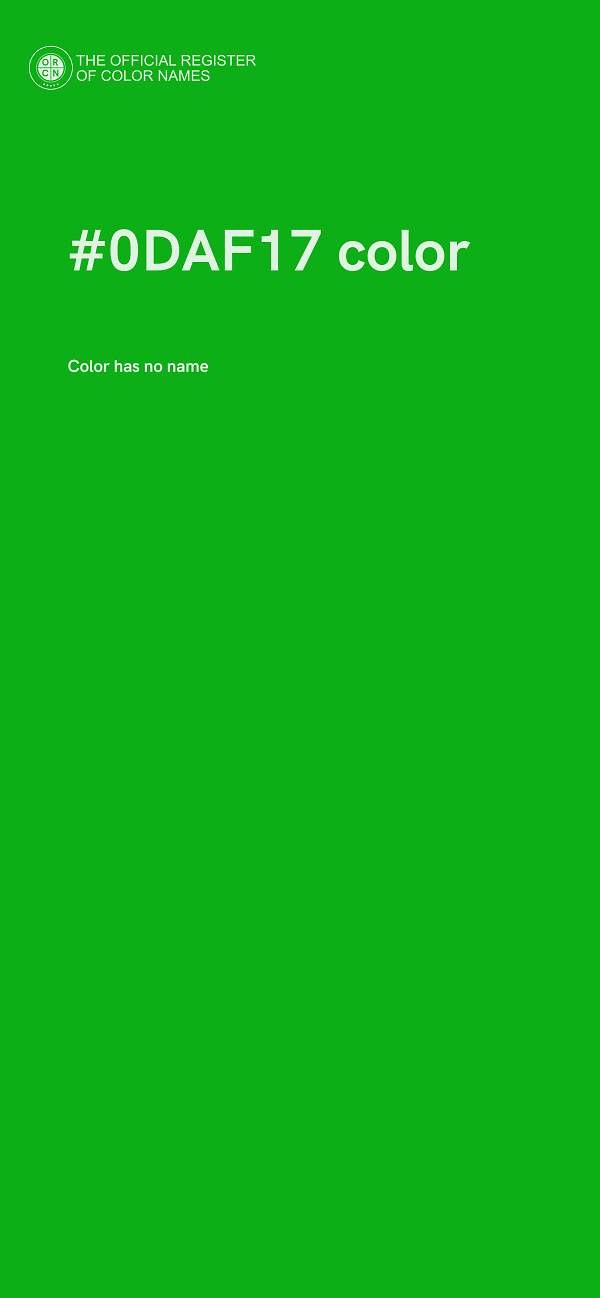 #0DAF17 color image