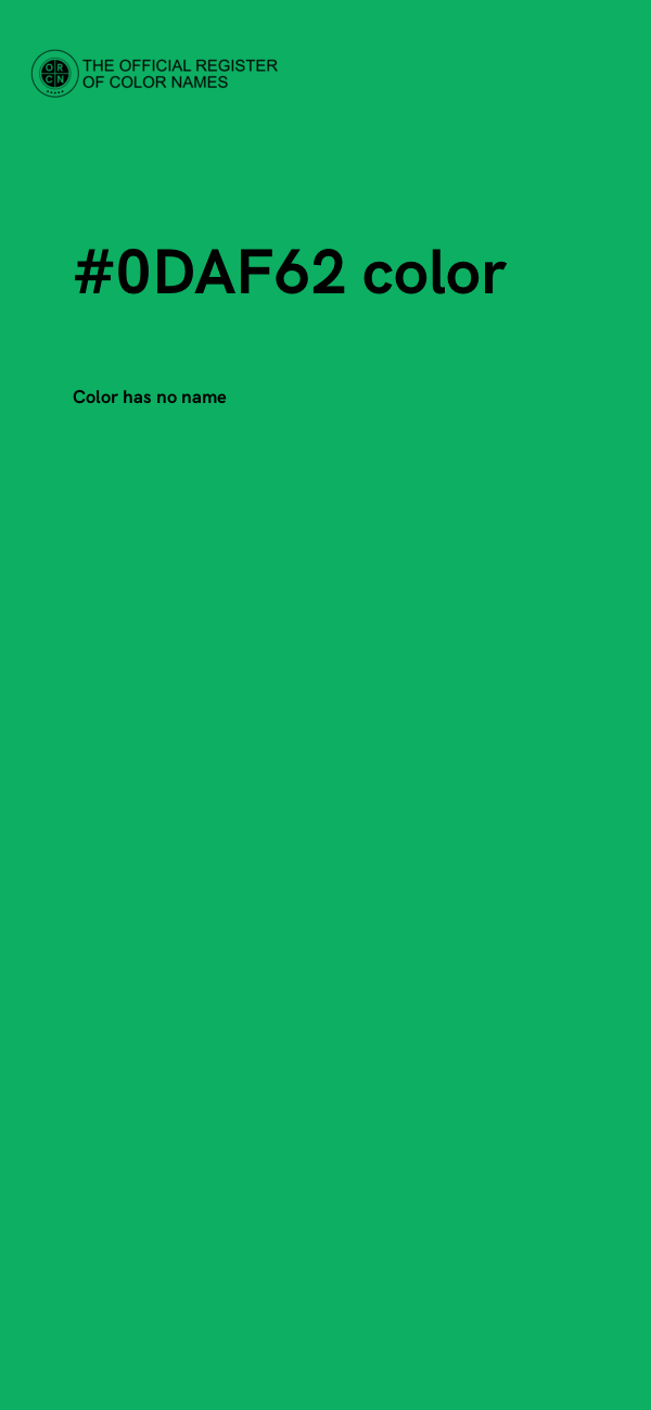 #0DAF62 color image