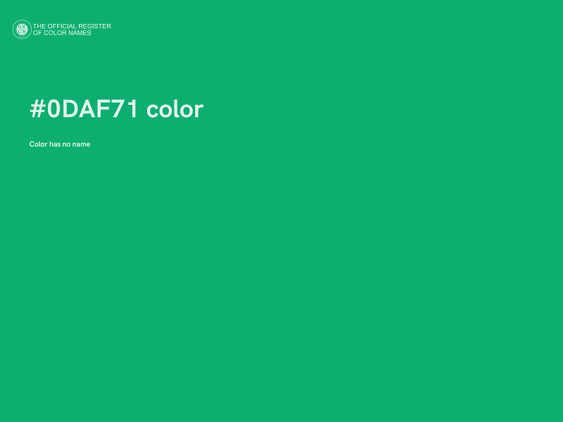 #0DAF71 color image