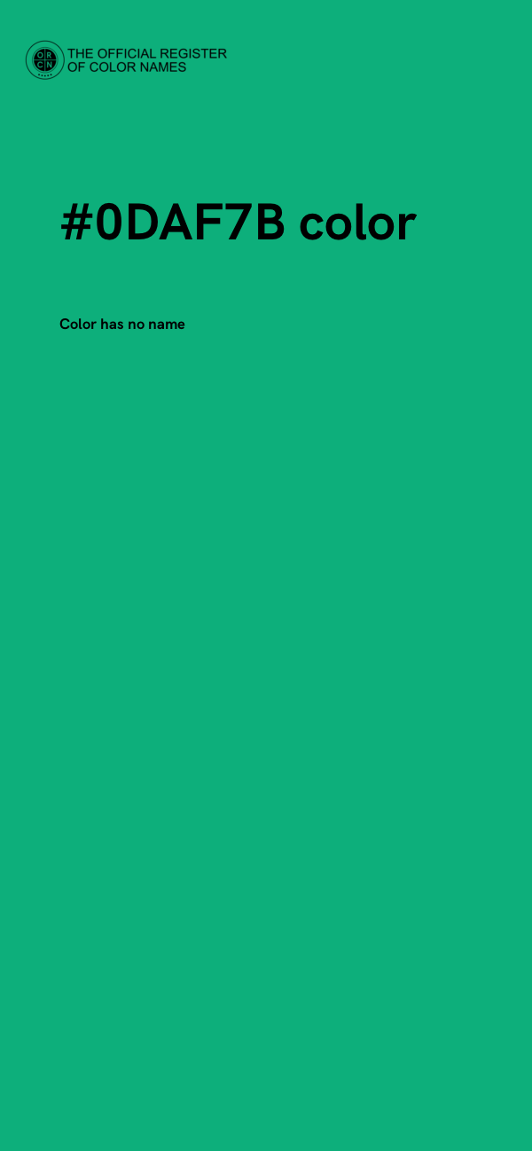 #0DAF7B color image