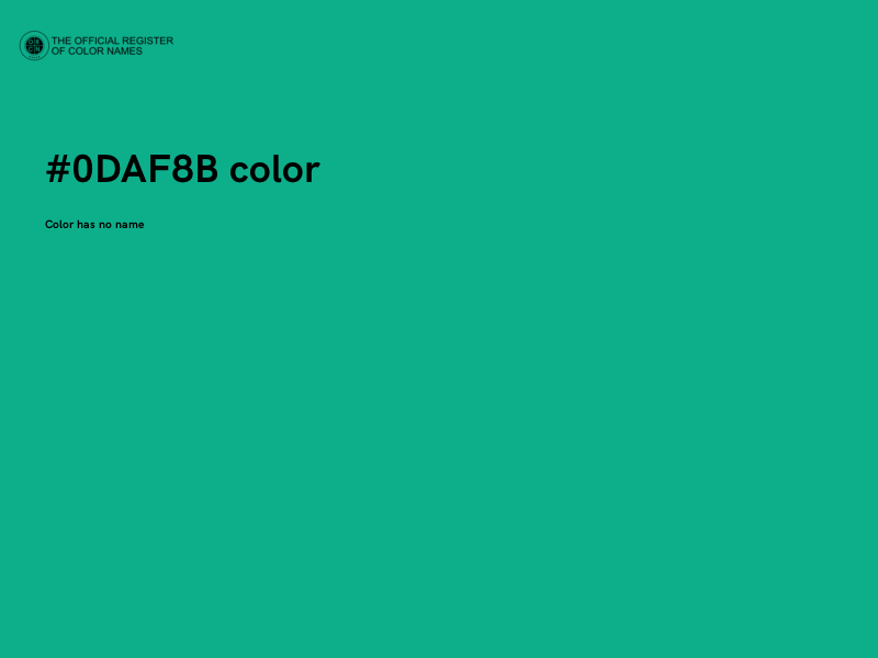 #0DAF8B color image