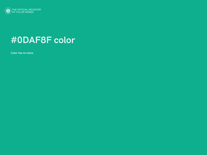 #0DAF8F color image