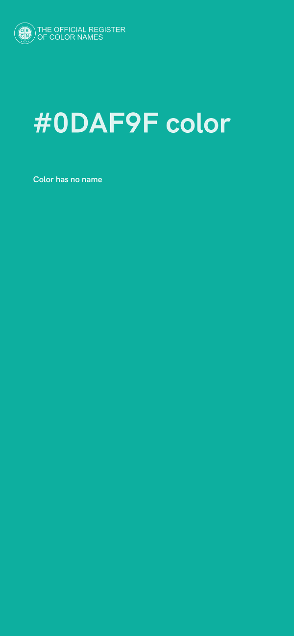 #0DAF9F color image
