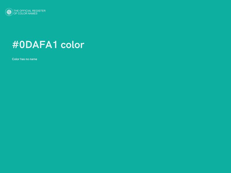 #0DAFA1 color image