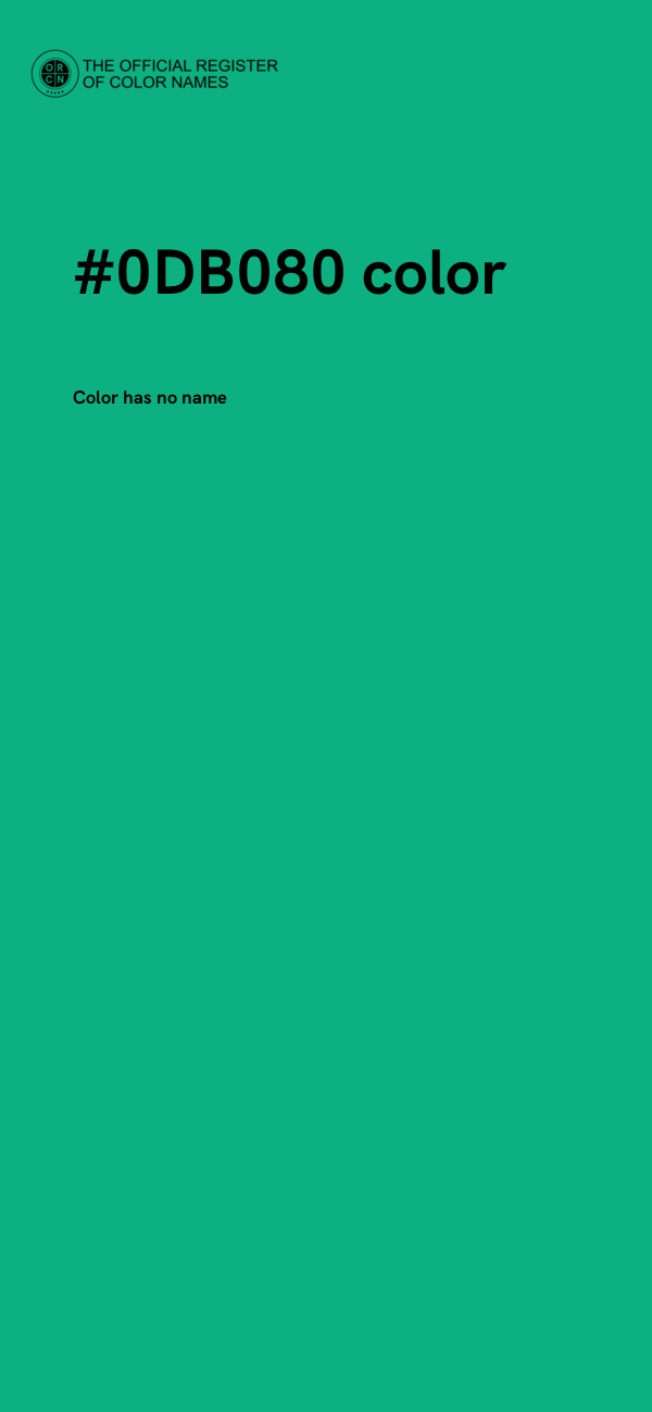 #0DB080 color image