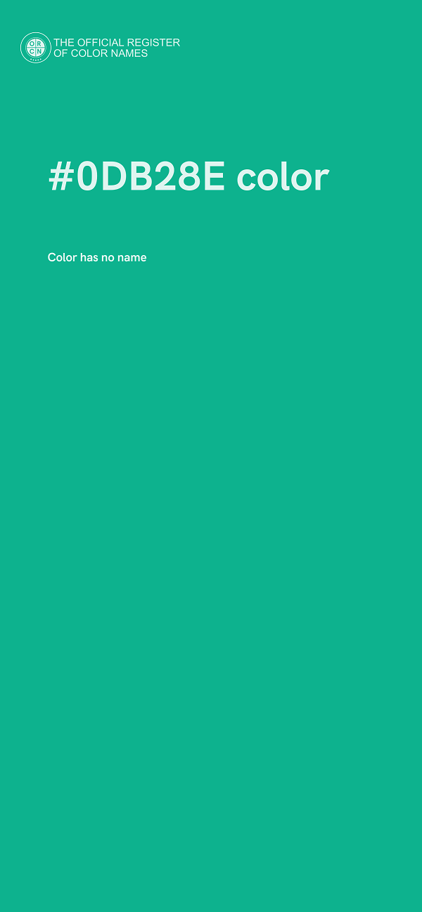 #0DB28E color image