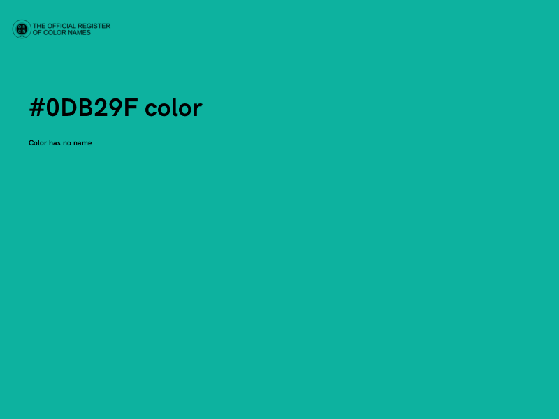 #0DB29F color image