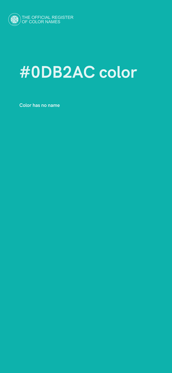 #0DB2AC color image