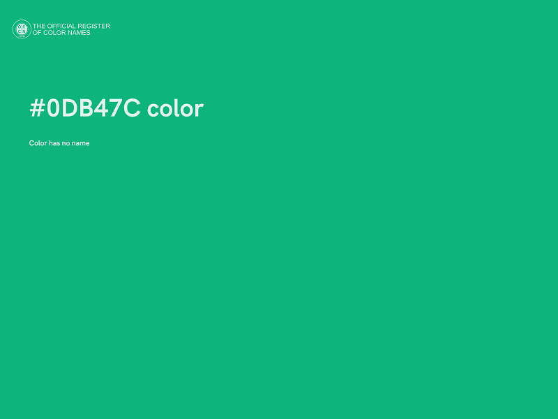 #0DB47C color image