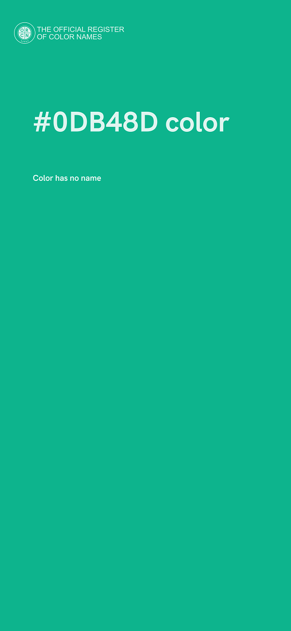 #0DB48D color image