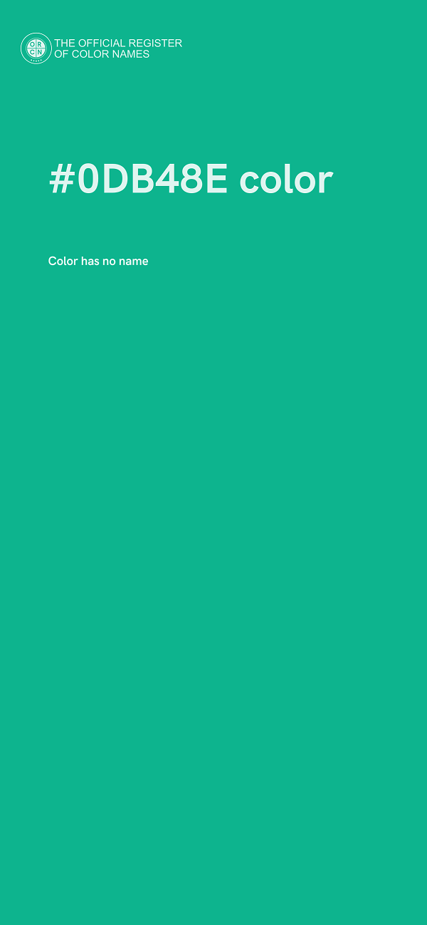#0DB48E color image