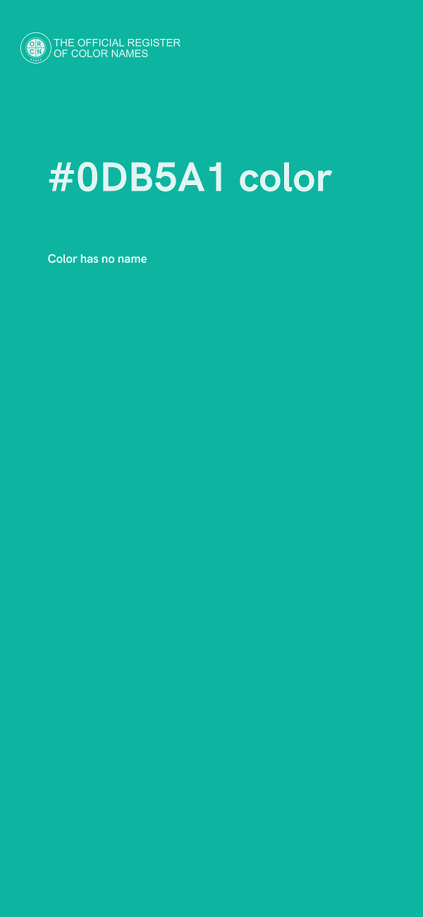 #0DB5A1 color image