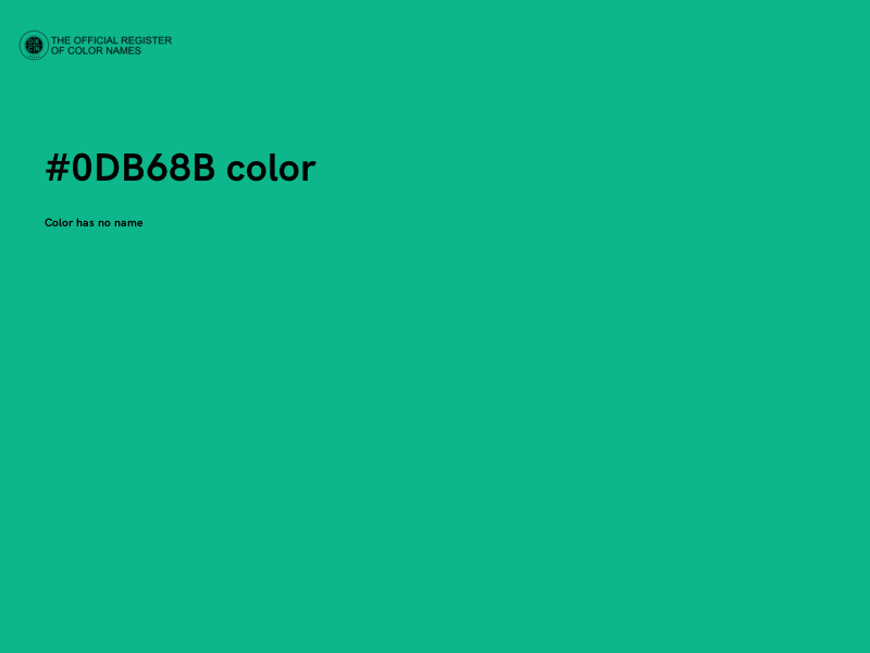 #0DB68B color image