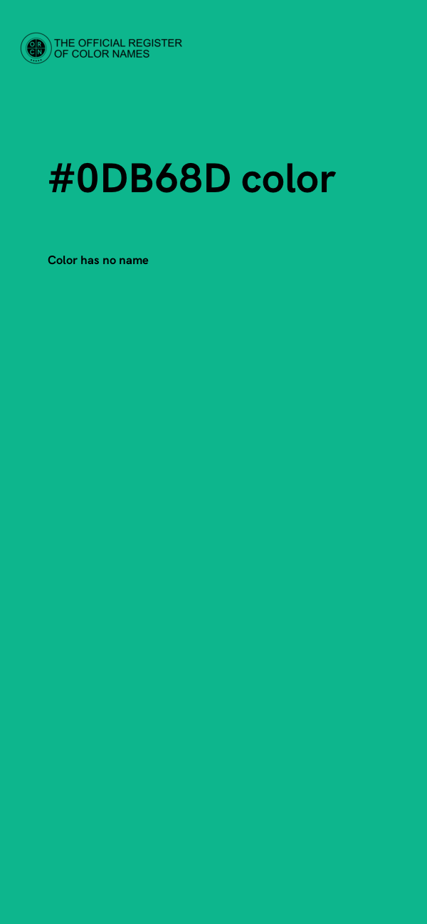 #0DB68D color image
