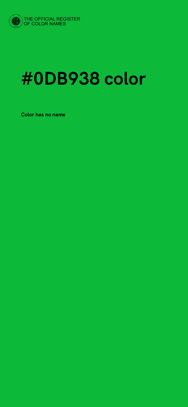 #0DB938 color image