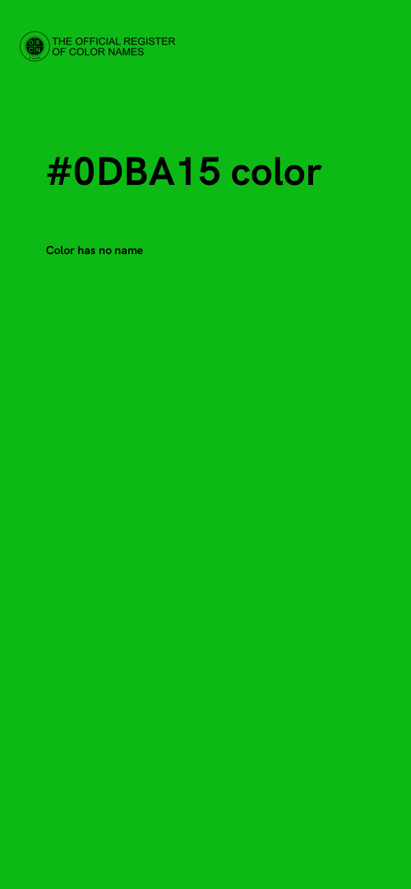 #0DBA15 color image